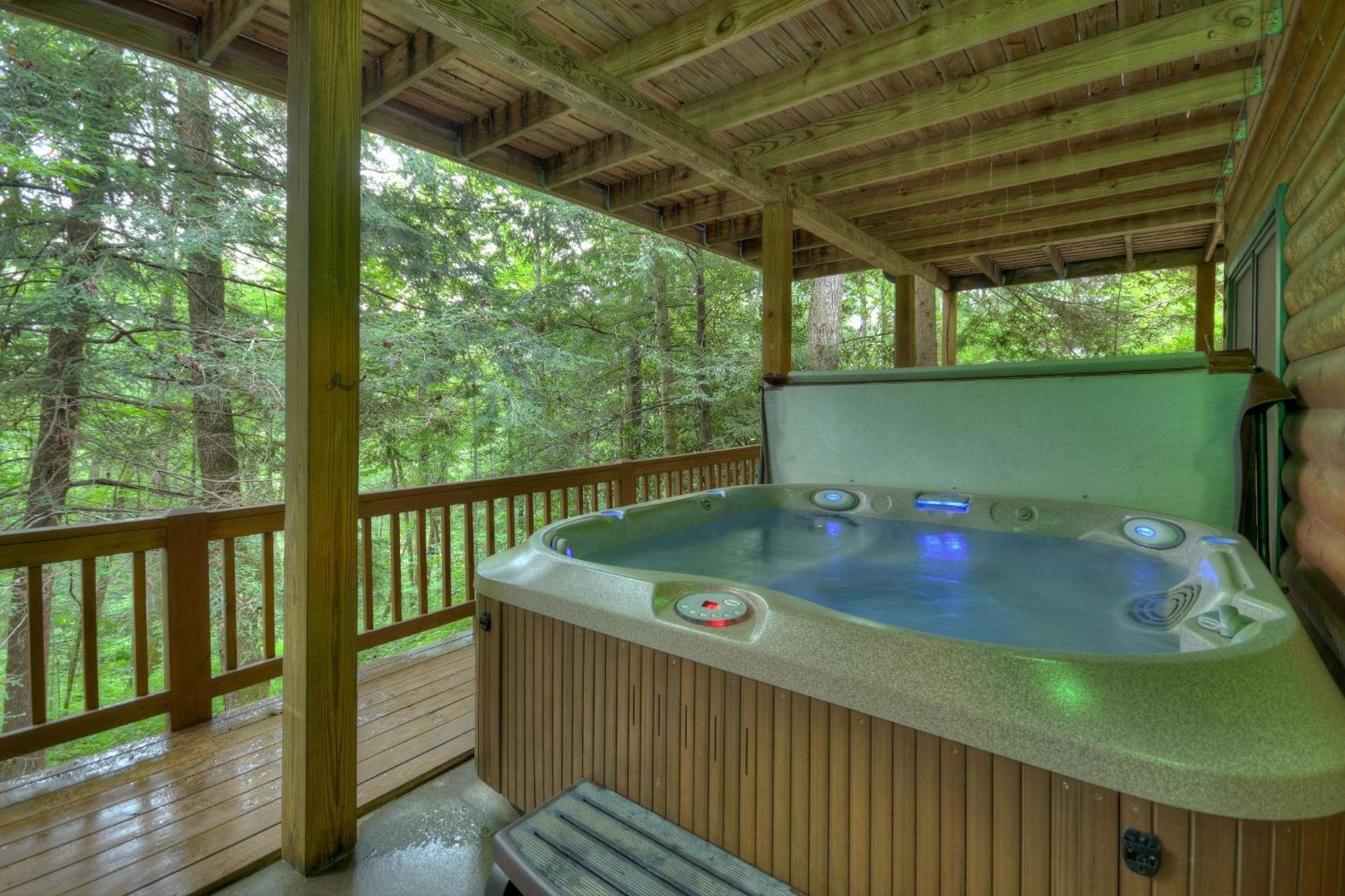 K6 Lodge Gather Around The Firepit Soak In The Hot Tub And Splash In The Creek Blue Ridge Eksteriør bilde